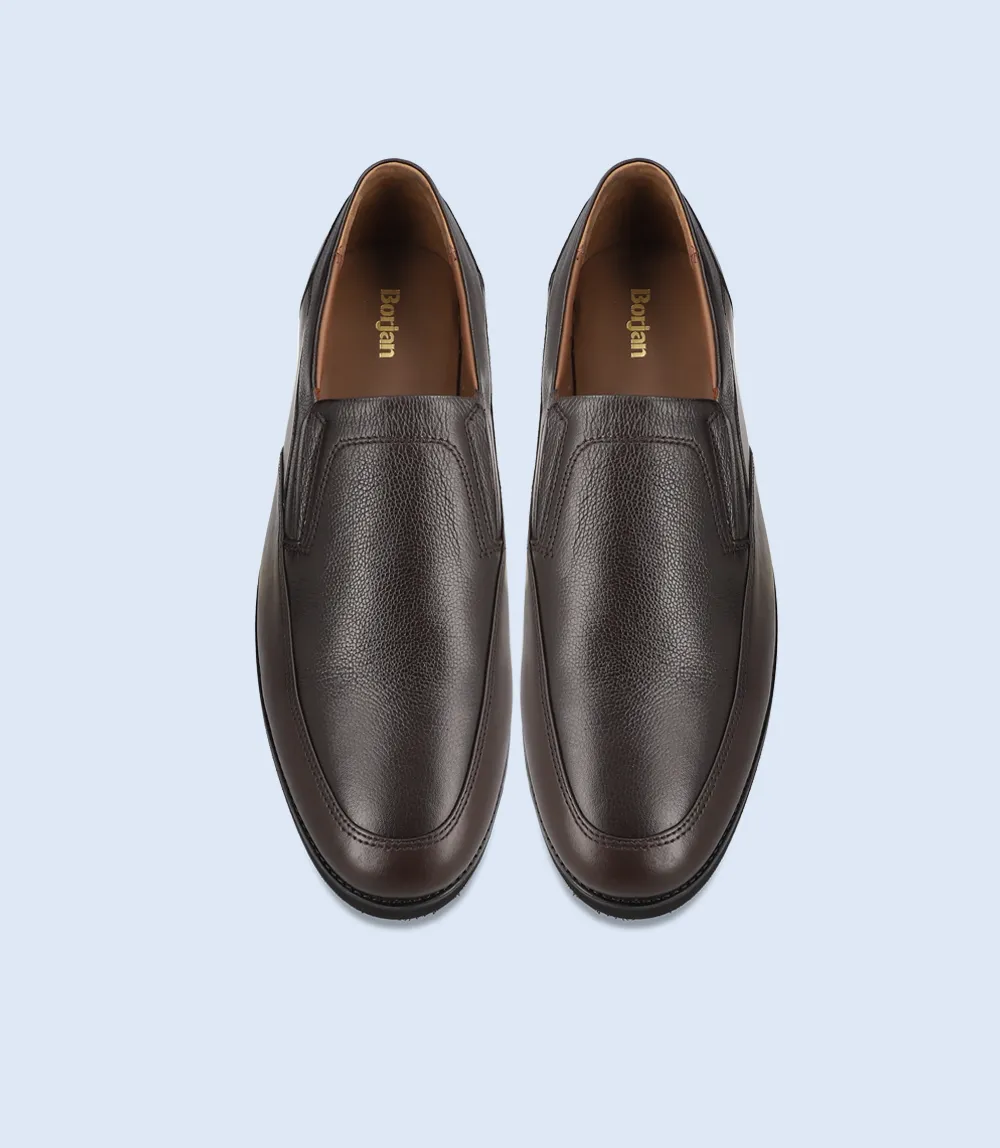 BM6692-COFFEE-Men Slip On